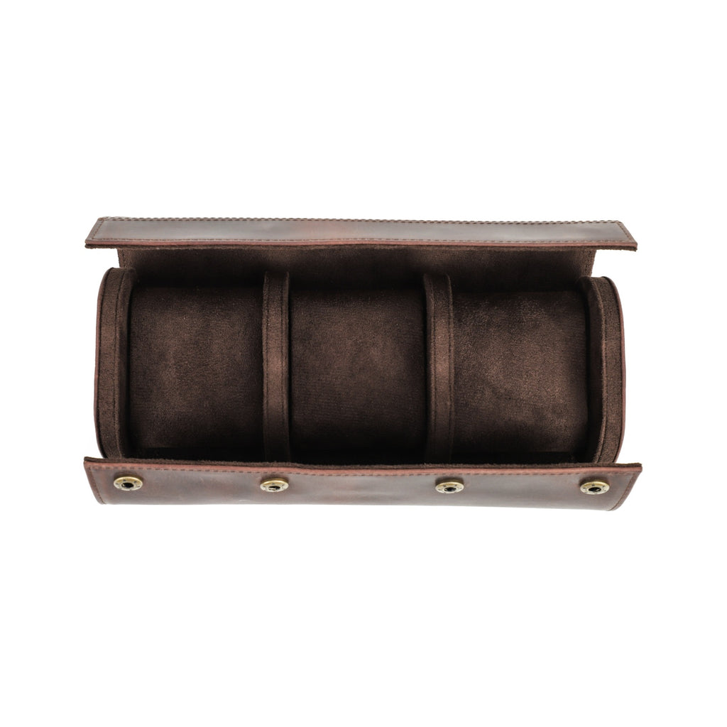 CONTACTS FAMILY 3 Watches handmade full-grain leather watch case - view 6