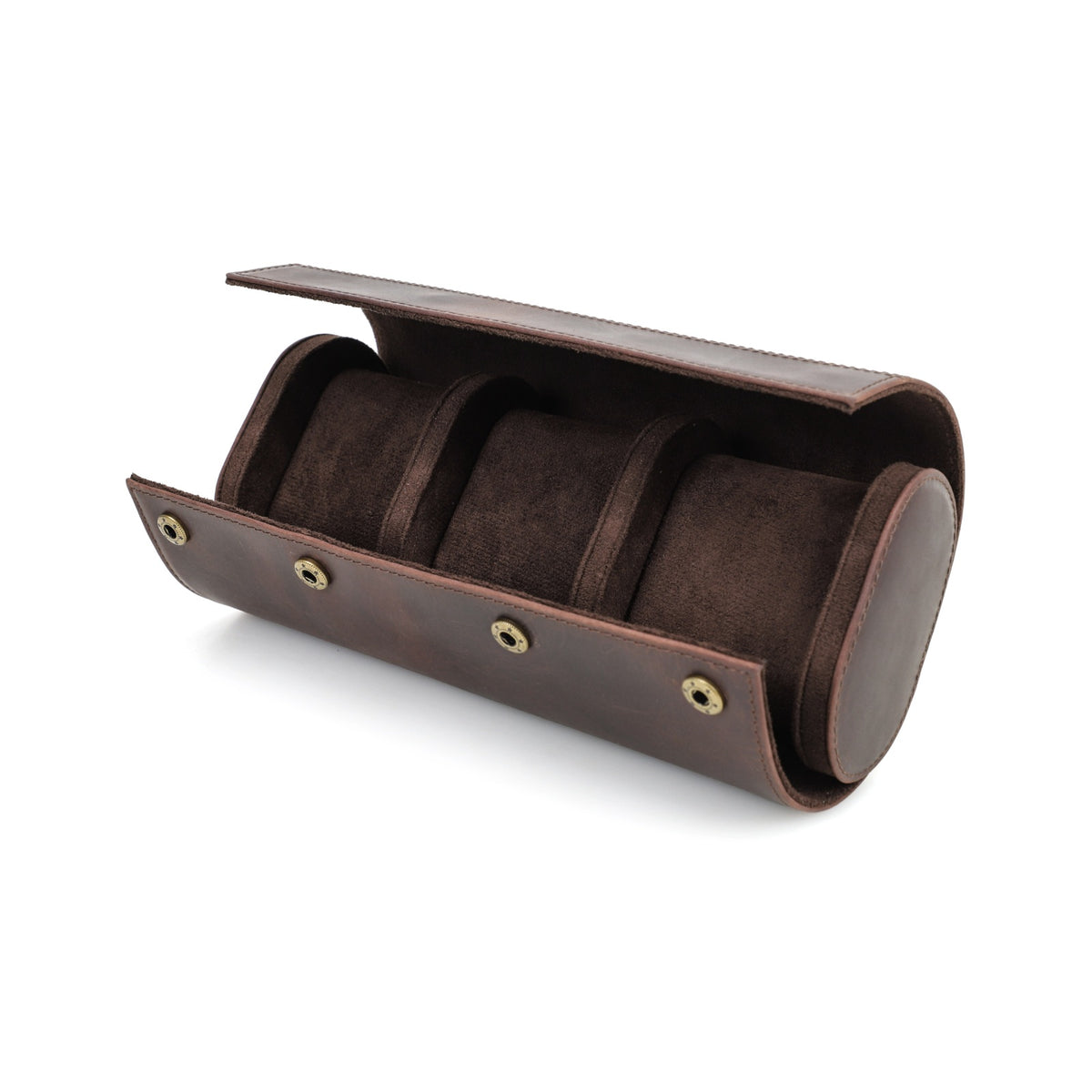 CONTACTS FAMILY 3 Watches handmade full-grain leather watch case - view 8