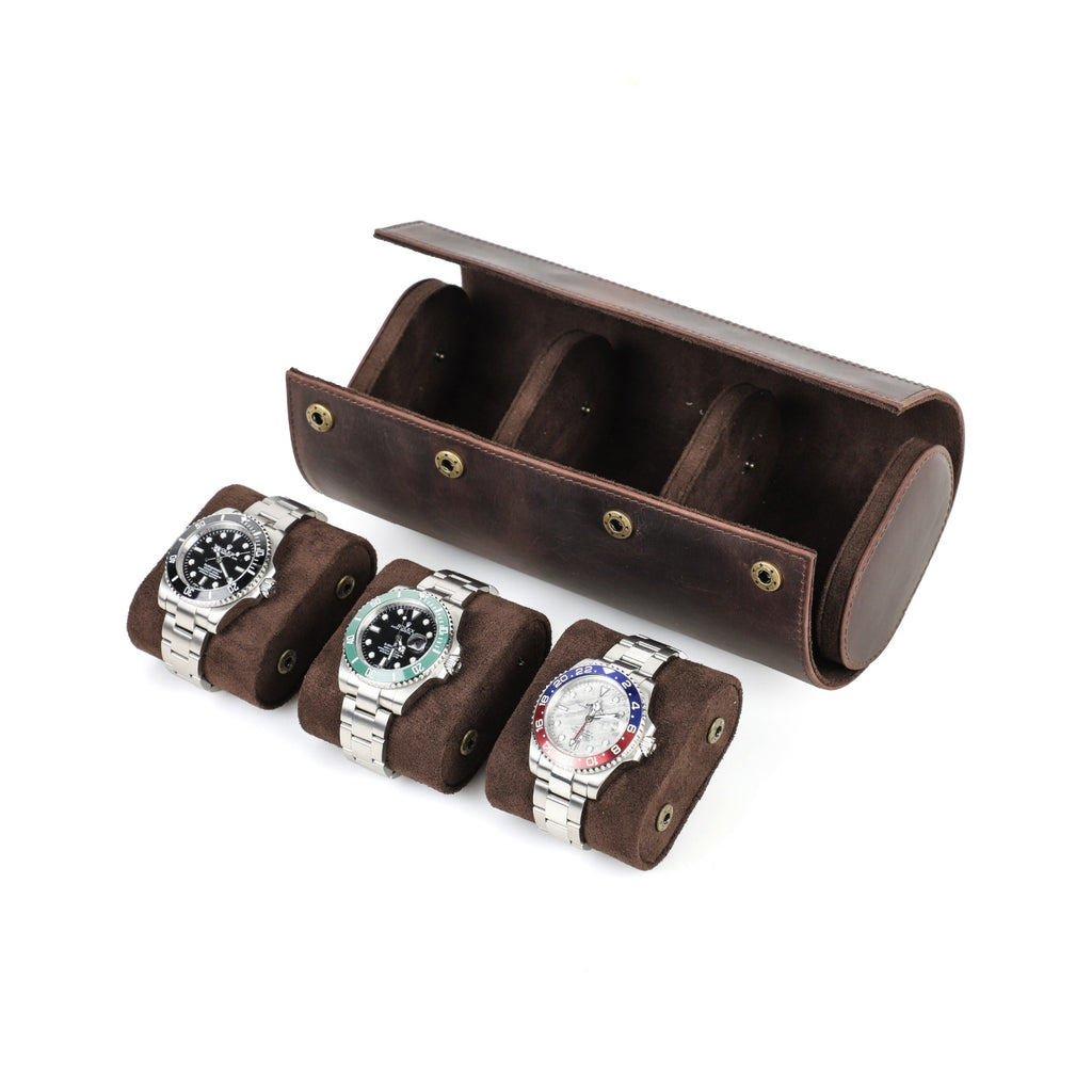CONTACTS FAMILY 3 Watches handmade full-grain leather watch case - view 10
