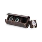 CONTACTS FAMILY 3 Watches handmade full-grain leather watch case - view 11