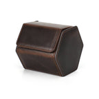 CONTACTS FAMILY 1 Watch handmade full-grain leather watch case - view 3