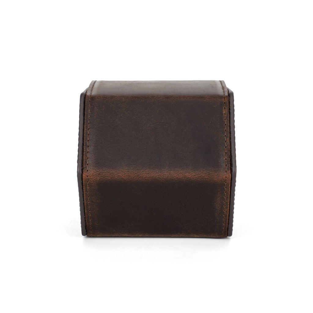 CONTACTS FAMILY 1 Watch handmade full-grain leather watch case - view 4