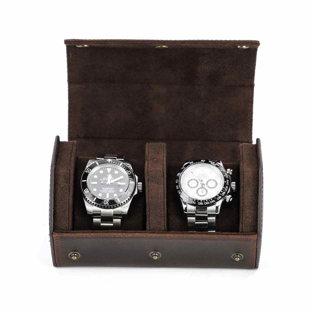 CONTACTS FAMILY 2 Watches handmade full-grain leather watch case - view 2