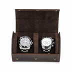 CONTACTS FAMILY 2 Watches handmade full-grain leather watch case - view 2