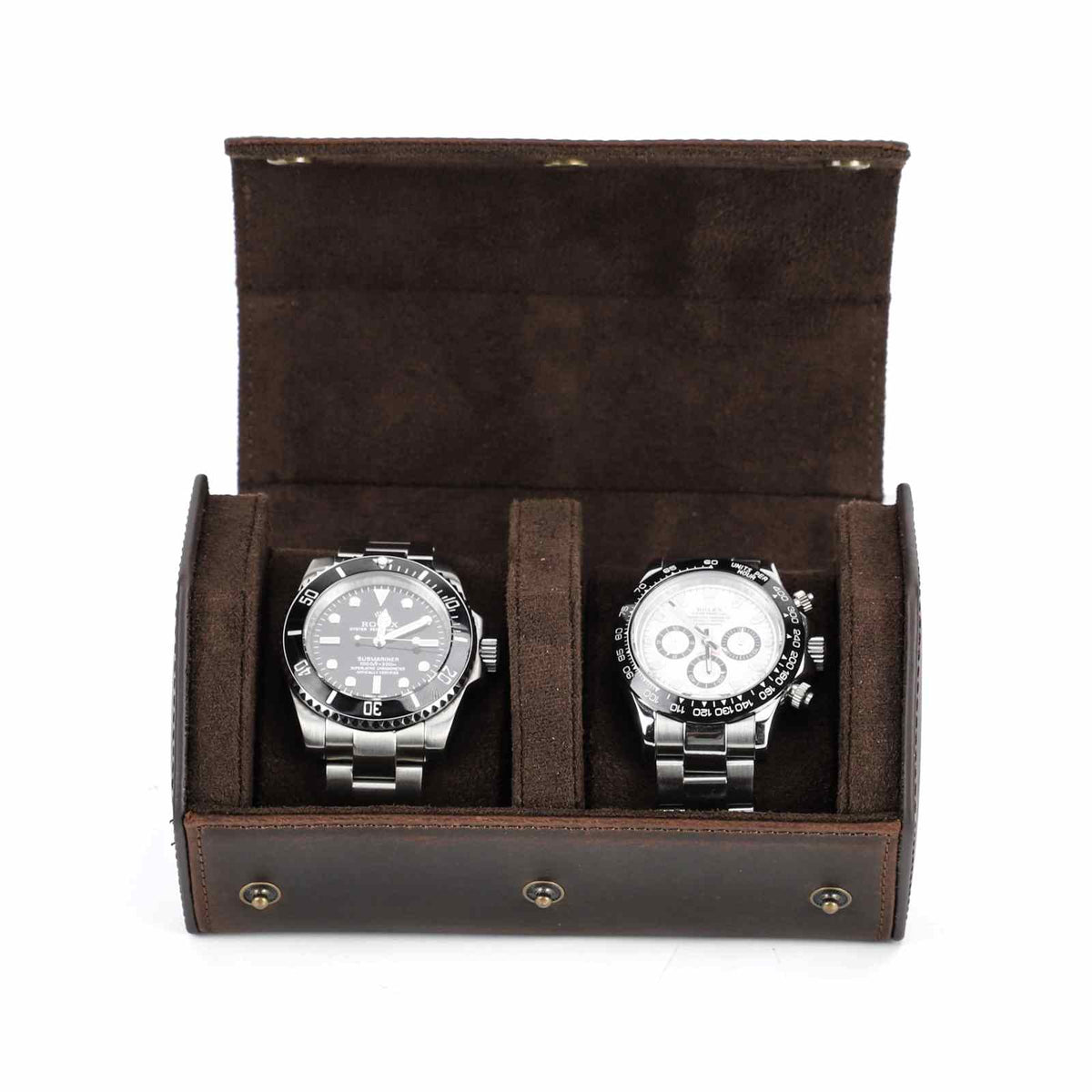 CONTACTS FAMILY 2 Watches handmade full-grain leather watch case - view 2