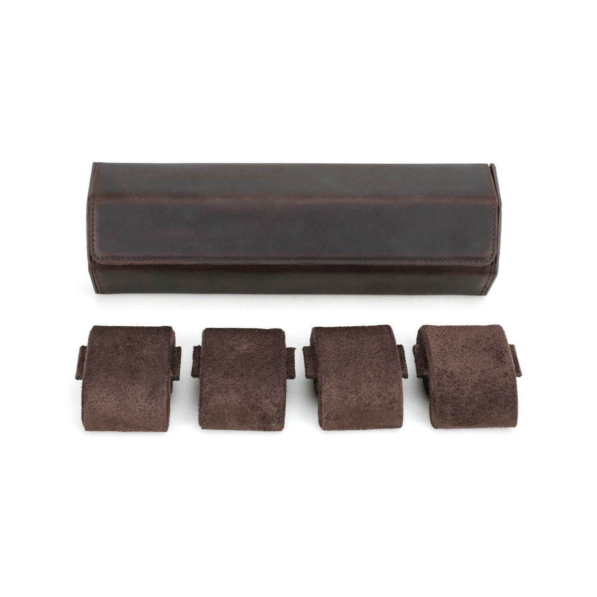 CONTACTS FAMILY 4 Watches handmade full-grain leather watch case - view 5