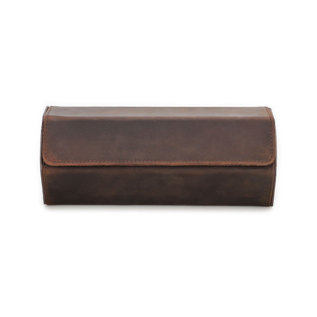 CONTACTS FAMILY 3 Watches handmade full-grain leather watch case - view 1