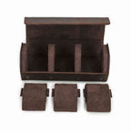 CONTACTS FAMILY 3 Watches handmade full-grain leather watch case - view 6