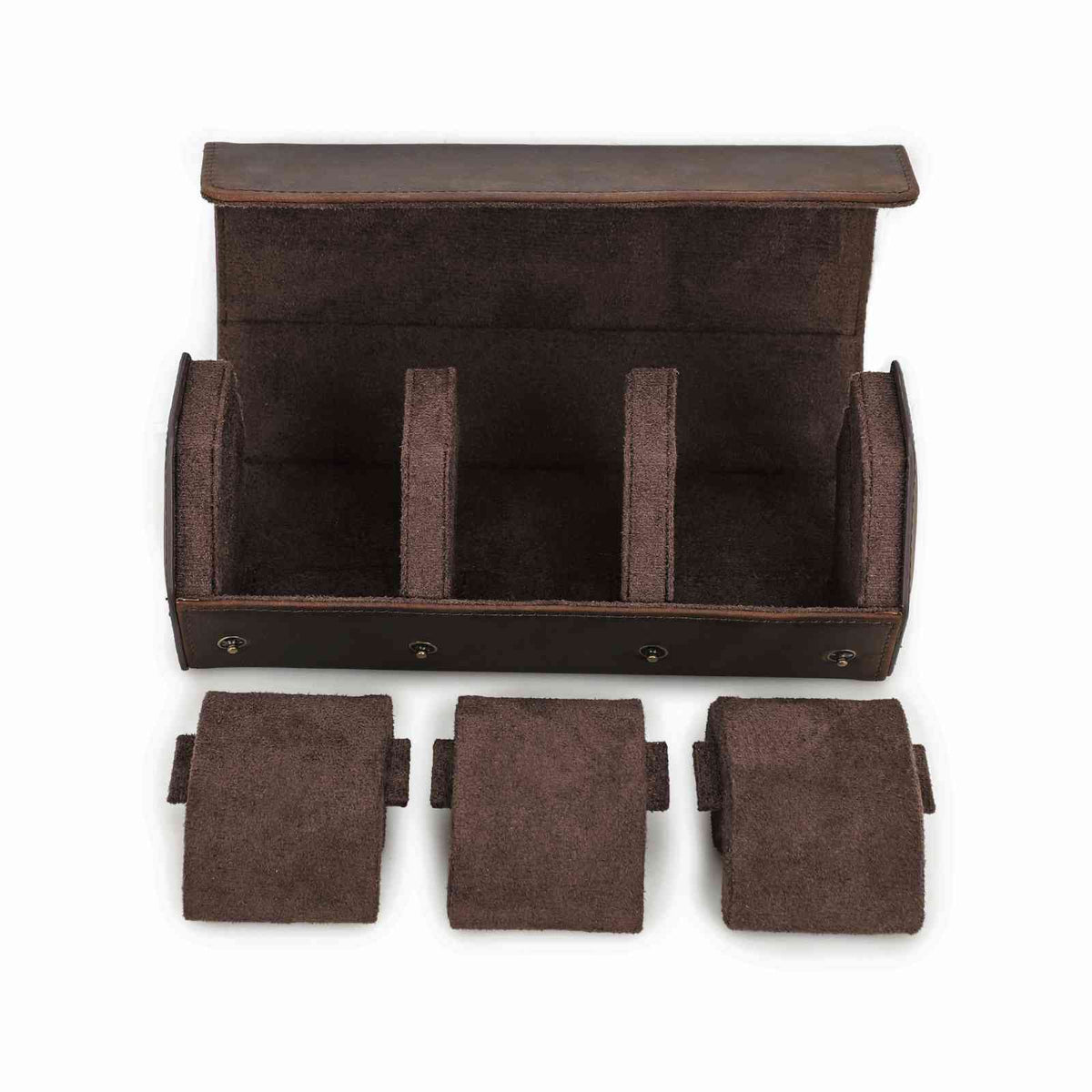 CONTACTS FAMILY 3 Watches handmade full-grain leather watch case - view 6