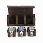 CONTACTS FAMILY 3 Watches handmade full-grain leather watch case - view 7