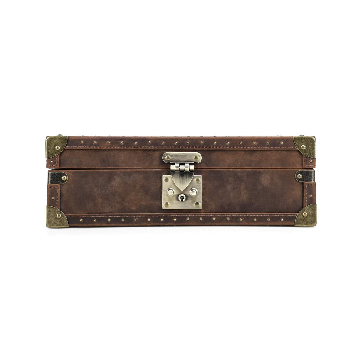 CONTACTS FAMILY 8 Watches handmade full-grain leather watch display case - view 5