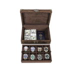 CONTACTS FAMILY 8 Watches handmade full-grain leather watch display case - view 11