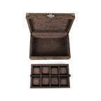CONTACTS FAMILY 8 Watches handmade full-grain leather watch display case - view 12