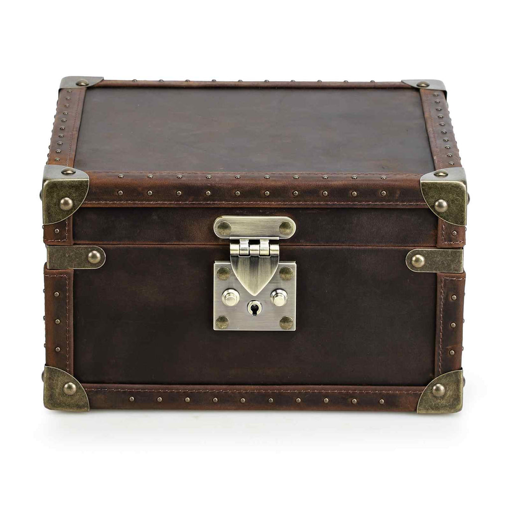 CONTACTS FAMILY 6 Watches handmade full-grain leather watch display case - view 1