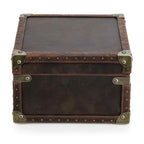 CONTACTS FAMILY 6 Watches handmade full-grain leather watch display case - view 3