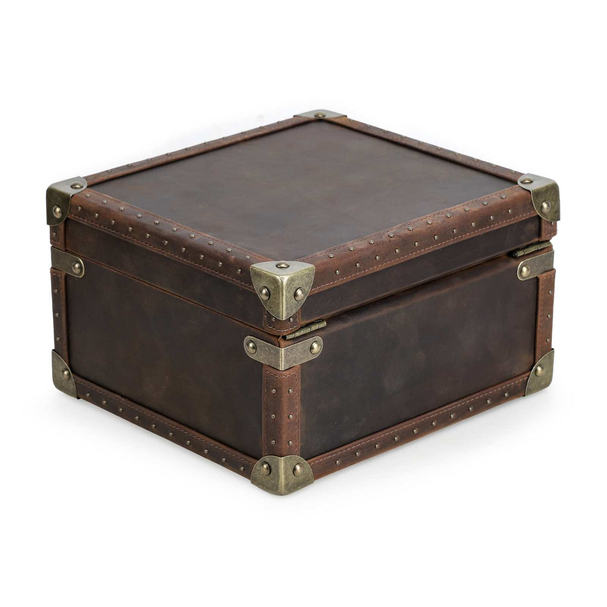 CONTACTS FAMILY 6 Watches handmade full-grain leather watch display case - view 4