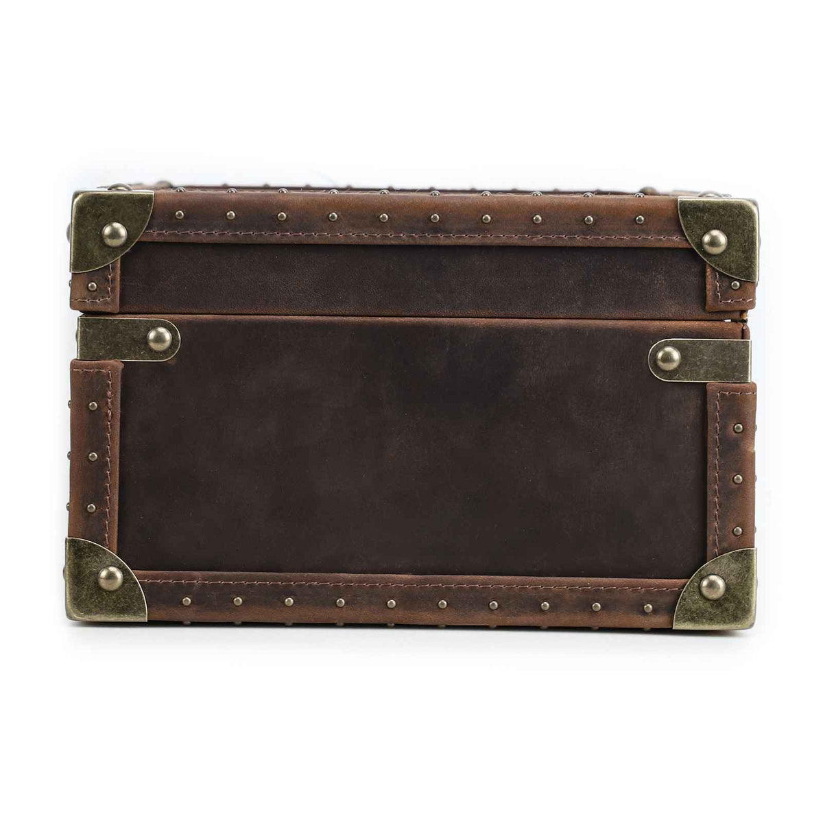 CONTACTS FAMILY 10 Watches handmade full-grain leather watch display case - view 4
