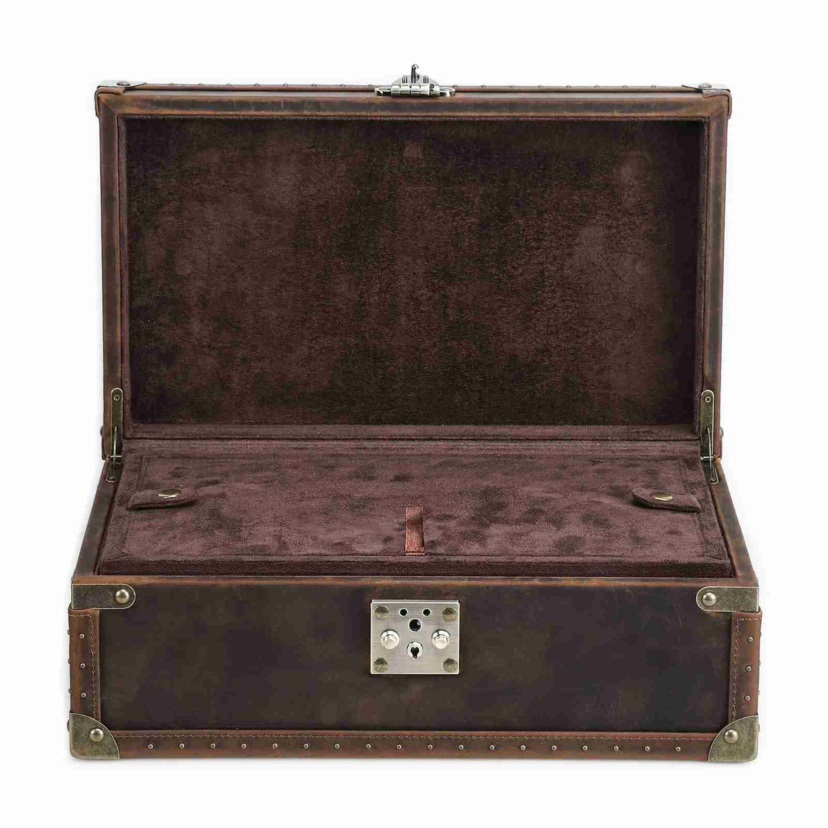 CONTACTS FAMILY 10 Watches handmade full-grain leather watch display case - view 5