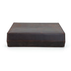 Handmade Oil Nubuck Leather 20-Watch Storage Case in Dark Brown - view 4