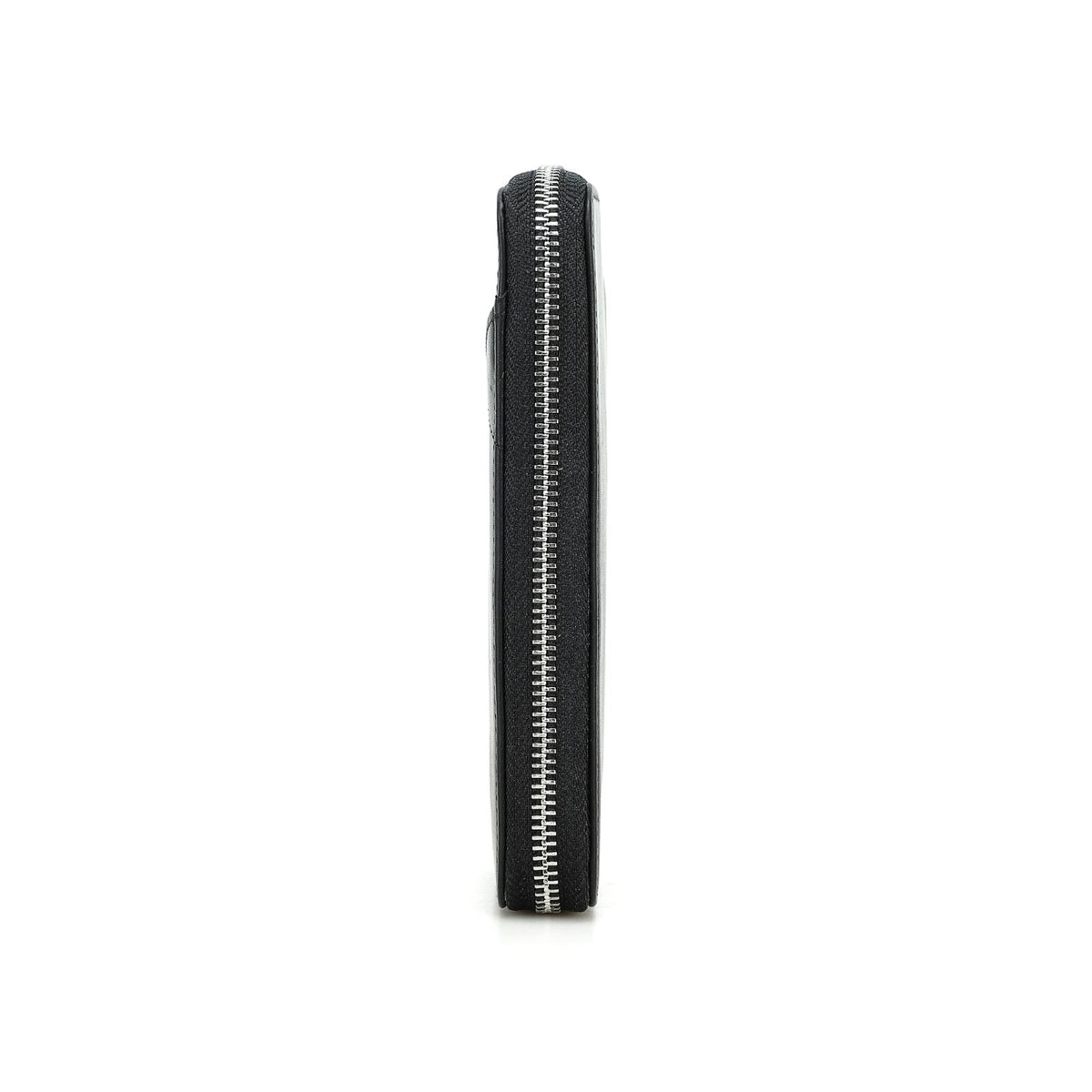 Handmade full-grain leather four-pen organizer in Black