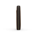 Handmade full-grain leather four-pen organizer in Coffee