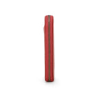 Handmade full-grain leather four-pen organizer in Red