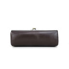 Handmade Full-Grain Leather Kiss-Lock Pencil Case