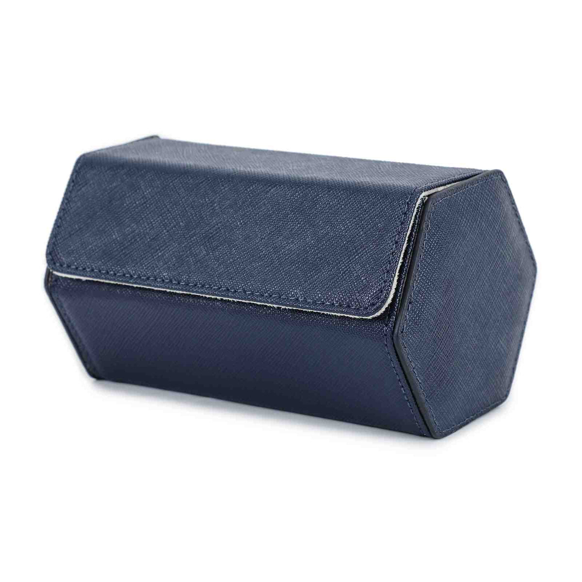 CONTACTS FAMILY 2 Watches Blue Saffiano leather watch case - view 3