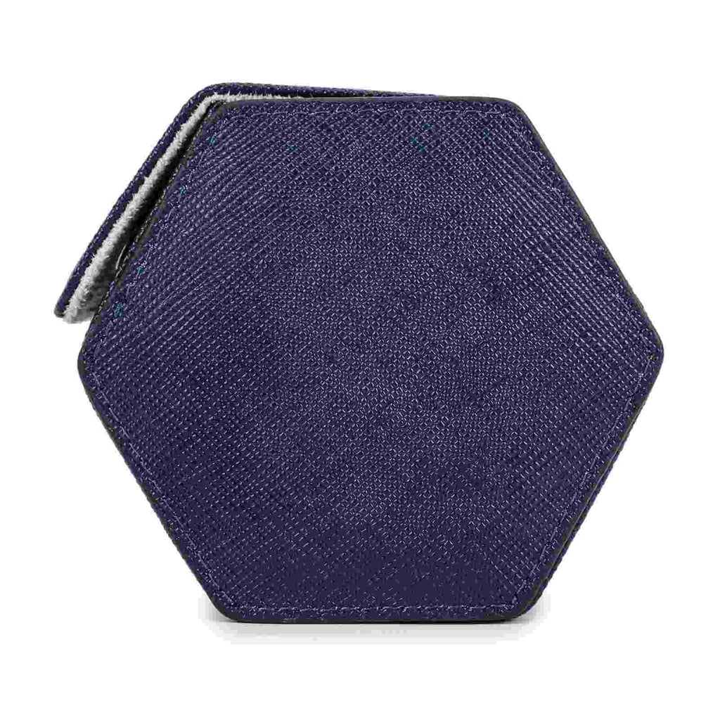 CONTACTS FAMILY 2 Watches Blue Saffiano leather watch case - view 4