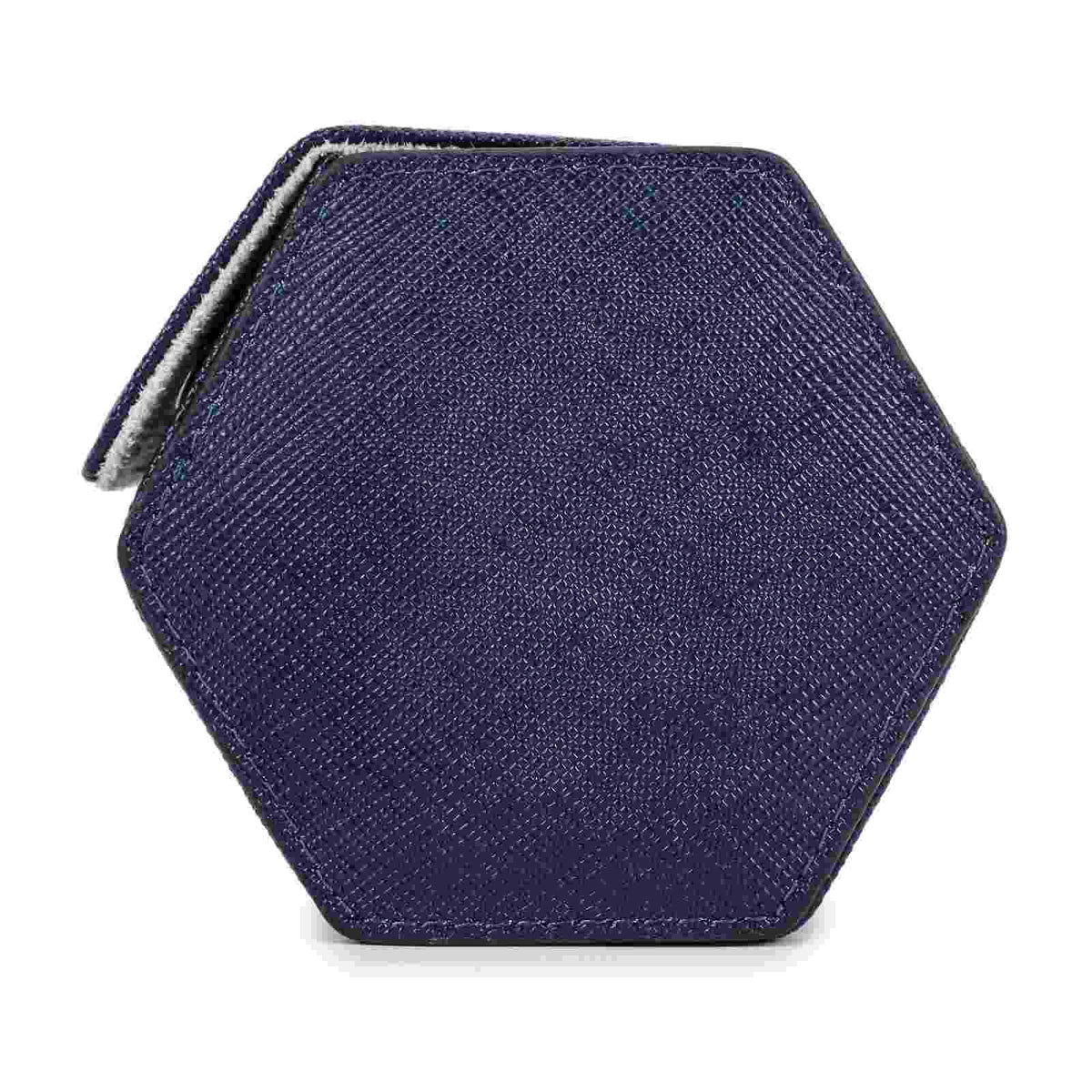 CONTACTS FAMILY 2 Watches Blue Saffiano leather watch case - view 4