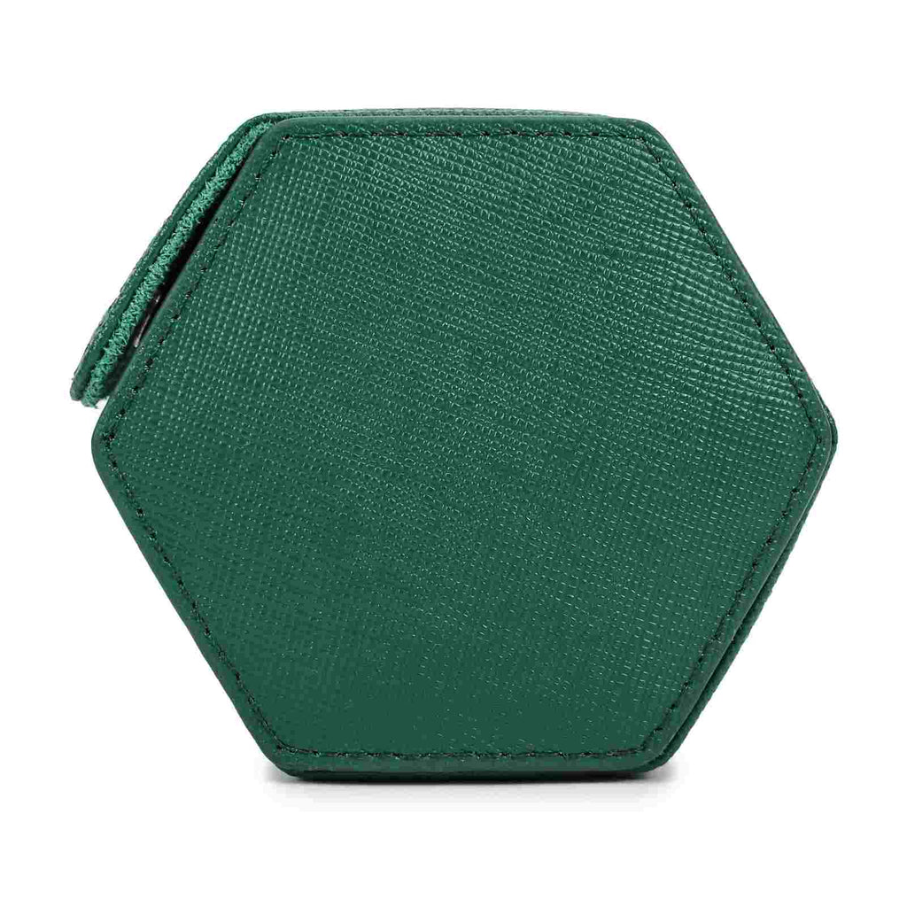 CONTACTS FAMILY 2 Watches Green Saffiano leather watch case - view 4