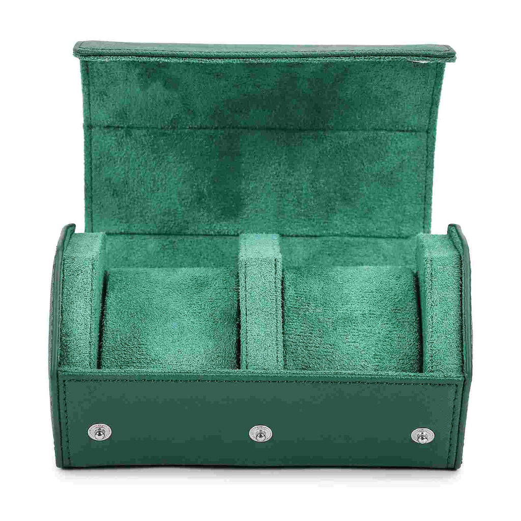 CONTACTS FAMILY 2 Watches Green Saffiano leather watch case - view 5