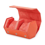 CONTACTS FAMILY 2 Watches Orange Saffiano leather watch case - view 6