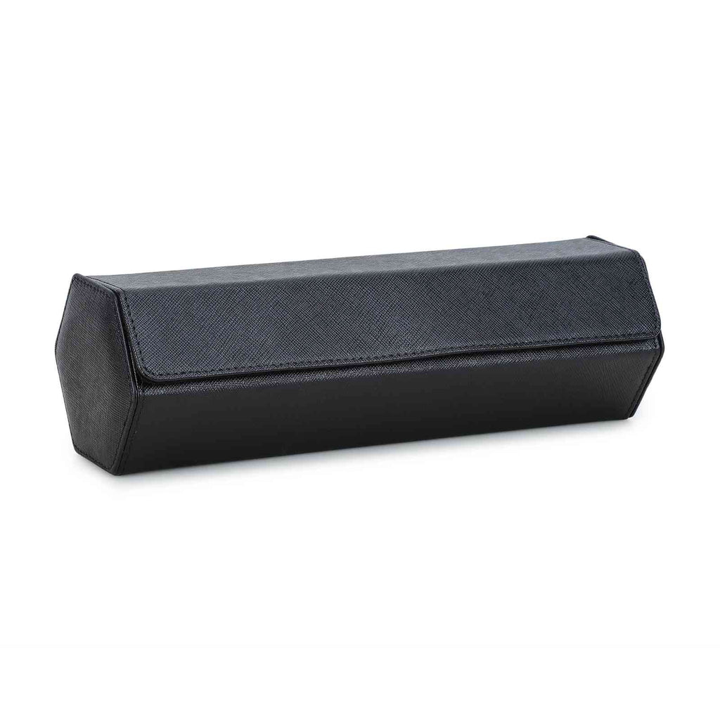 CONTACTS FAMILY 4 Watches Black Saffiano leather watch case - view 3