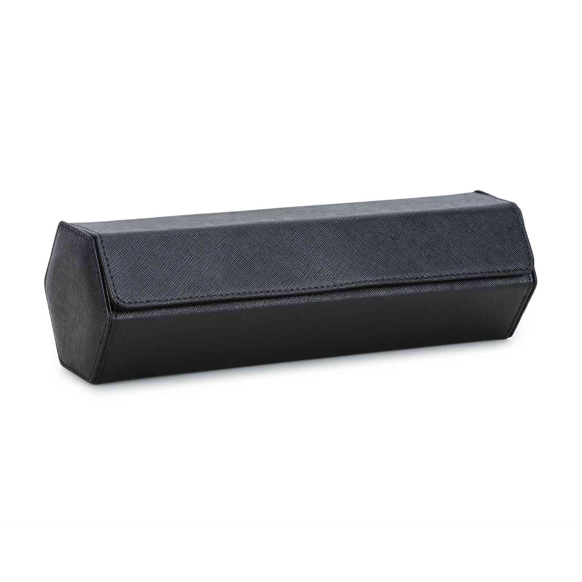 CONTACTS FAMILY 4 Watches Black Saffiano leather watch case - view 3