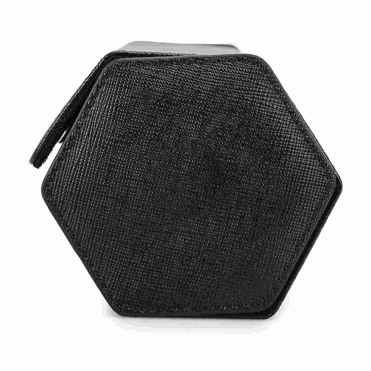 CONTACTS FAMILY 4 Watches Black Saffiano leather watch case - view 4