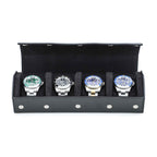 CONTACTS FAMILY 4 Watches Black Saffiano leather watch case - view 8