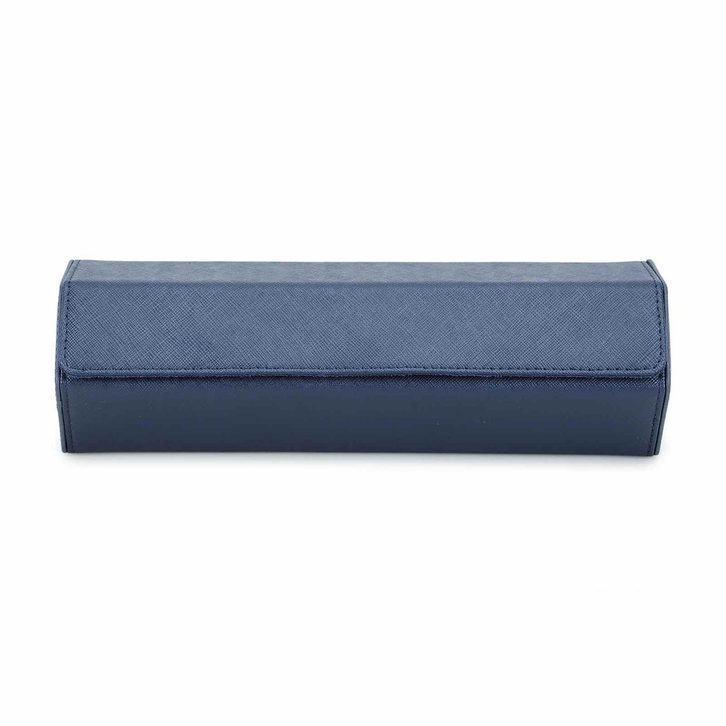 CONTACTS FAMILY 4 Watches Blue Saffiano leather watch case - view 1