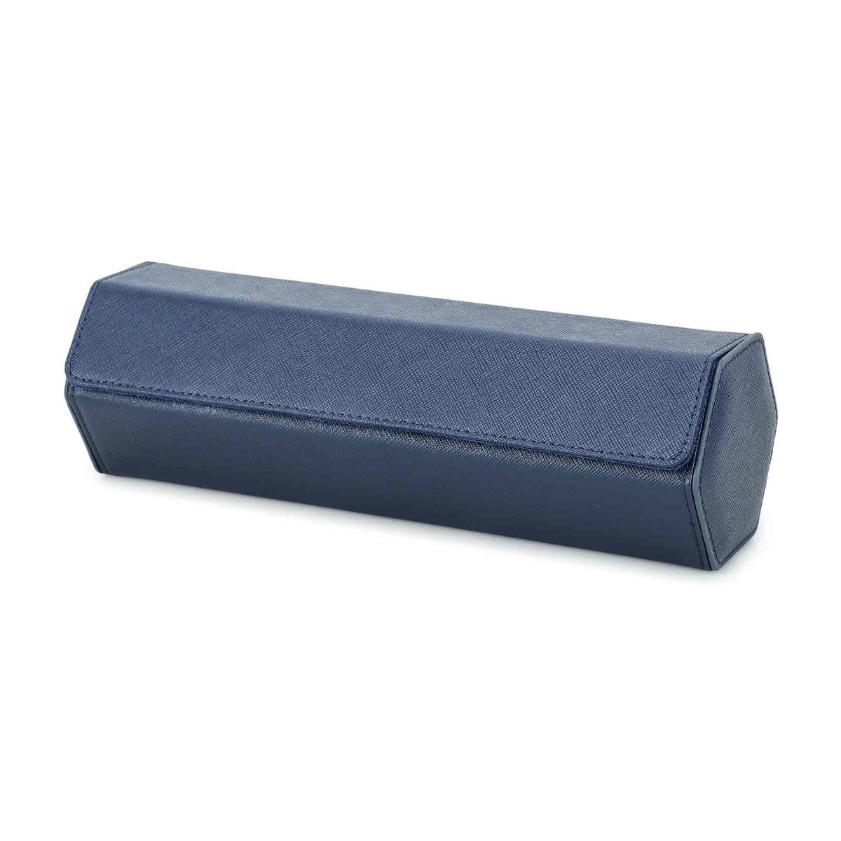 CONTACTS FAMILY 4 Watches Blue Saffiano leather watch case - view 2