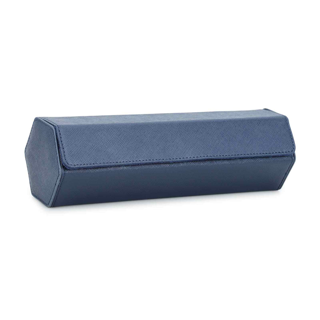 CONTACTS FAMILY 4 Watches Blue Saffiano leather watch case - view 3