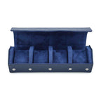 CONTACTS FAMILY 4 Watches Blue Saffiano leather watch case - view 5