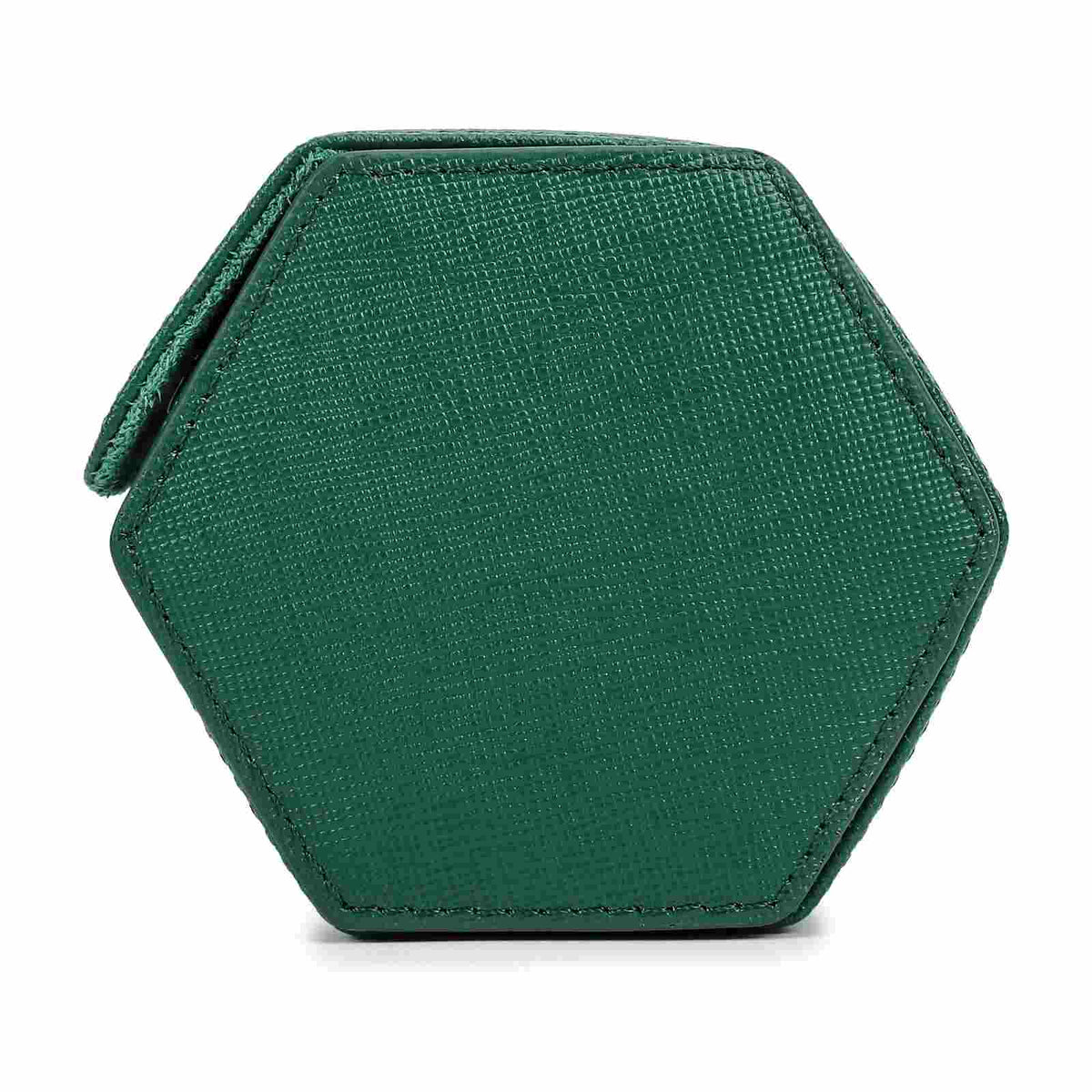 CONTACTS FAMILY 4 Watches Green Saffiano leather watch case - view 4