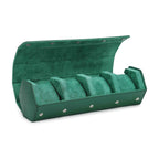 CONTACTS FAMILY 4 Watches Green Saffiano leather watch case - view 6