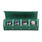 CONTACTS FAMILY 4 Watches Green Saffiano leather watch case - view 8