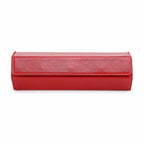 CONTACTS FAMILY 4 Watches Red Saffiano leather watch case - view 1
