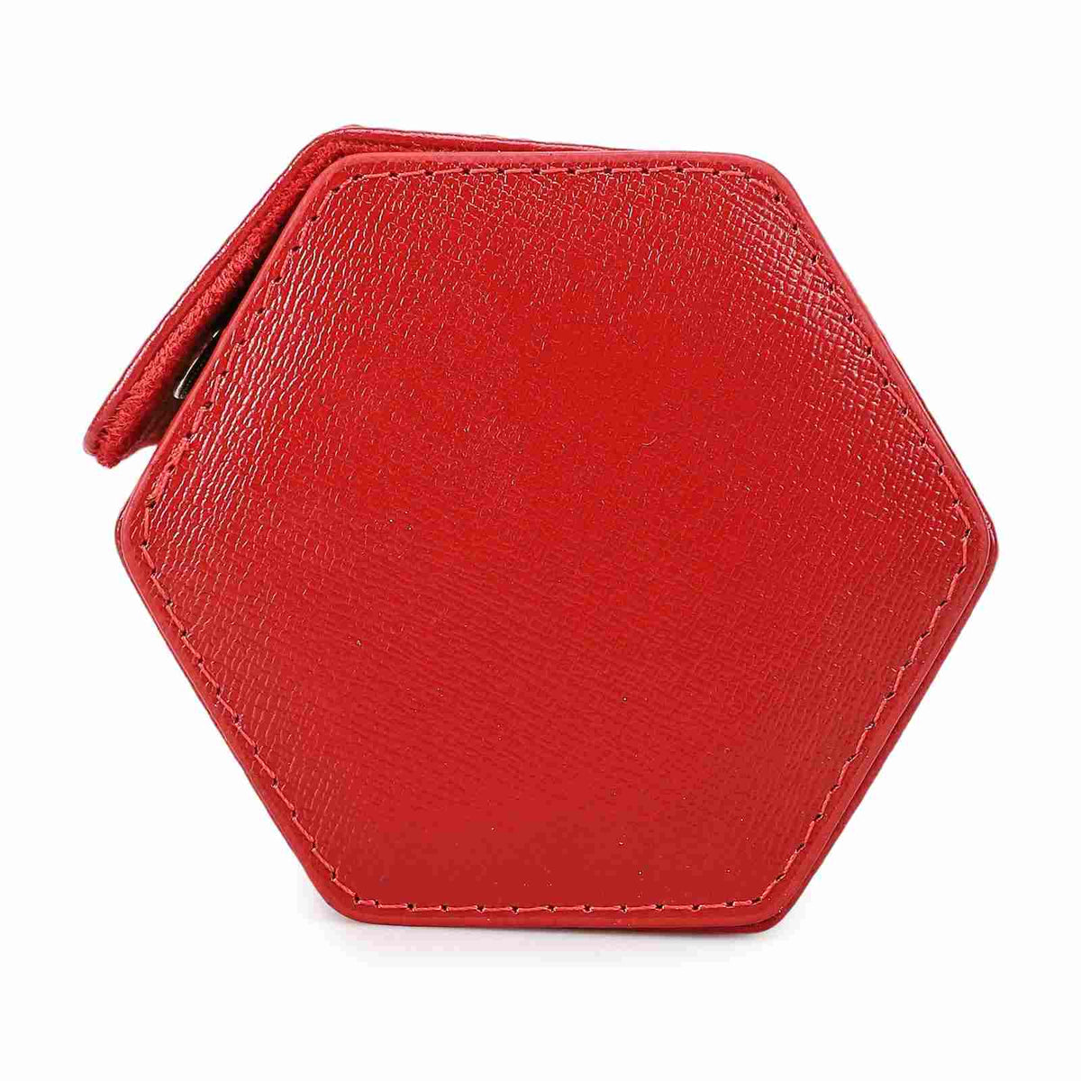 CONTACTS FAMILY 4 Watches Red Saffiano leather watch case - view 4
