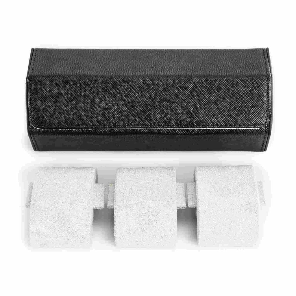 CONTACTS FAMILY 3 Watches Black Saffiano leather watch case - view 7