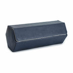 CONTACTS FAMILY 3 Watches Blue Saffiano leather watch case - view 3
