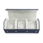 CONTACTS FAMILY 3 Watches Blue Saffiano leather watch case - view 5