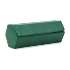 CONTACTS FAMILY 3 Watches Green Saffiano leather watch case - view 2